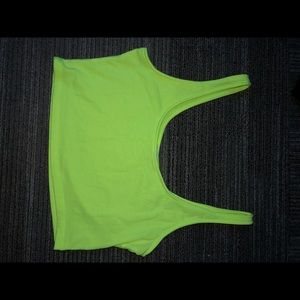 *UNWORN* - Neon crop top